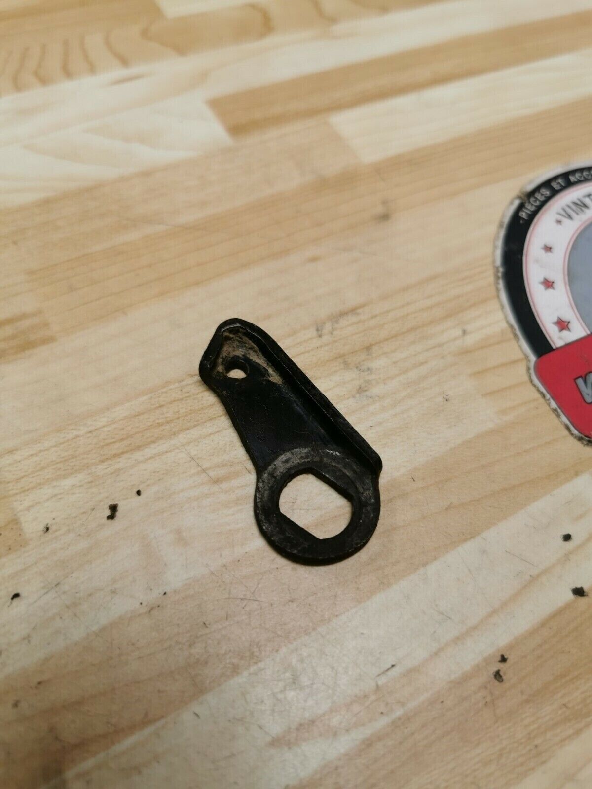 Suzuki DR100 1985 rear brake pedal spring holder bracket arm