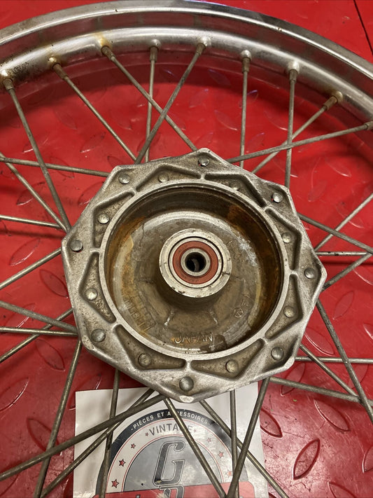 Kawasaki KDX80 1987 Front wheel rim hub 1984 - 1988