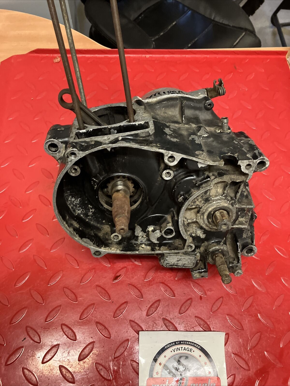 Honda XR100 1984 engine mottor bottom end crankcase crankshaft transmission