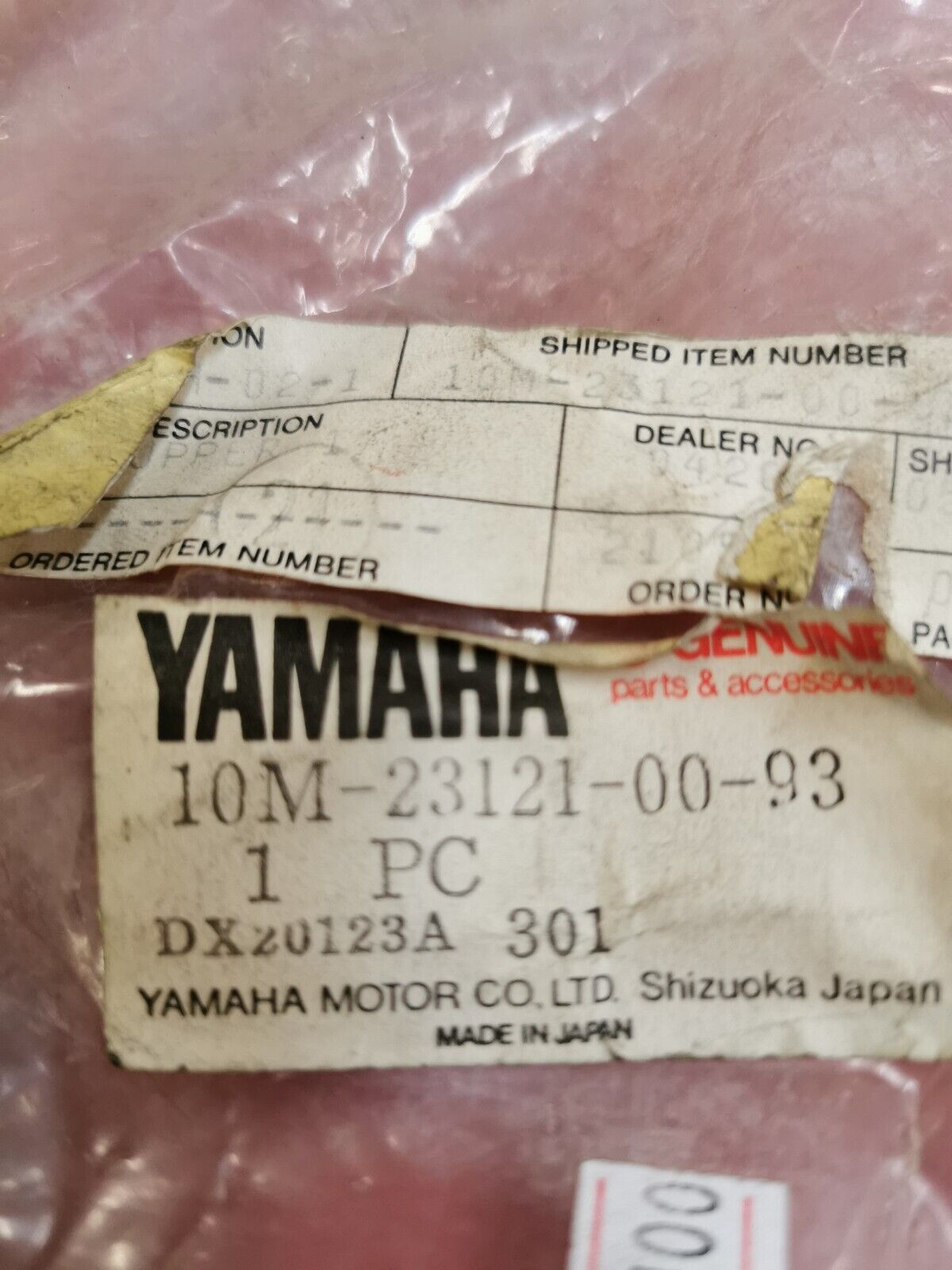 NOS Yamaha XJT1100 1982 COVER UPPER 1 CHROME PLATED 10M-23121-00-93 Y19