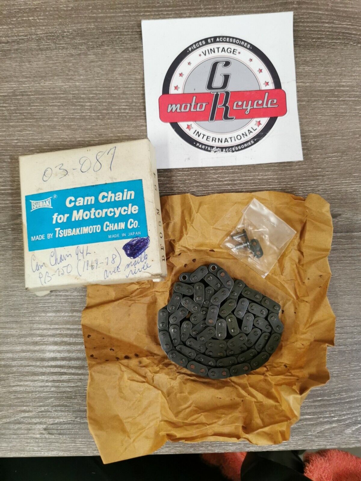 NOS SUBAKI YFM350 CHAIN BF05M 94 J30