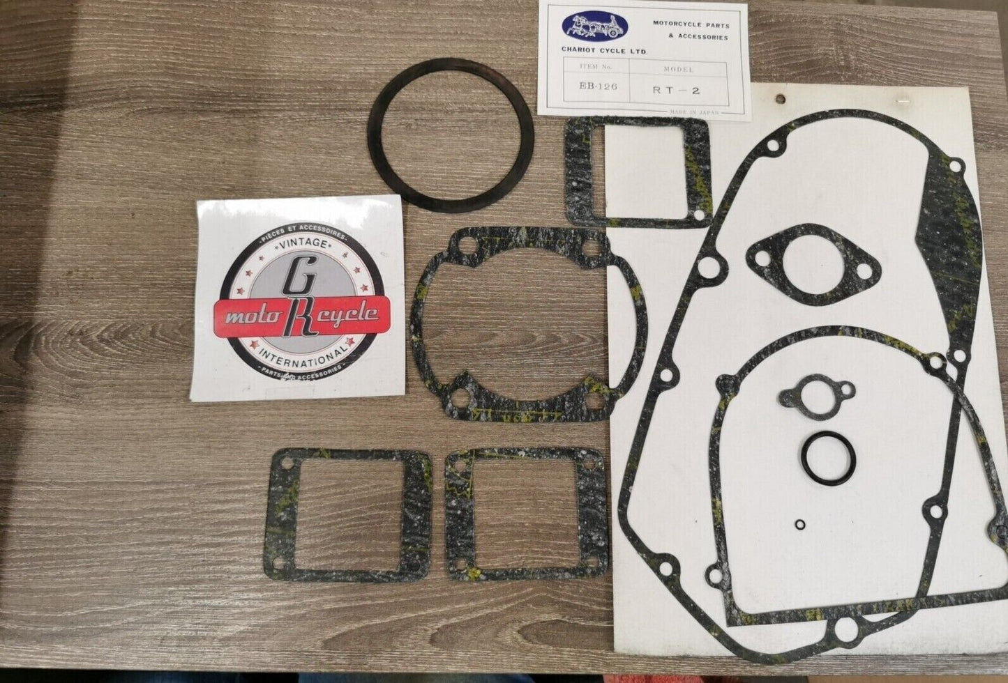 NOS CHARIOT CYCLE GASKET KIT SET INCOMPLETE MODEL RT 2 EB-126 J48