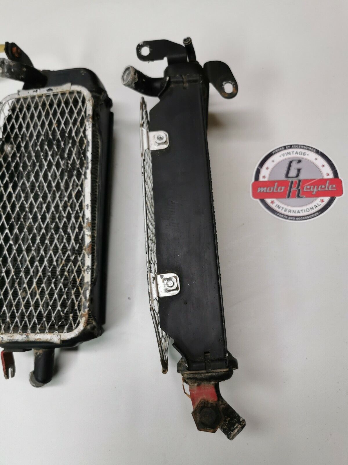 Suzuki RM125 1984 left right radiator set 1985 17710-14502 1985 2