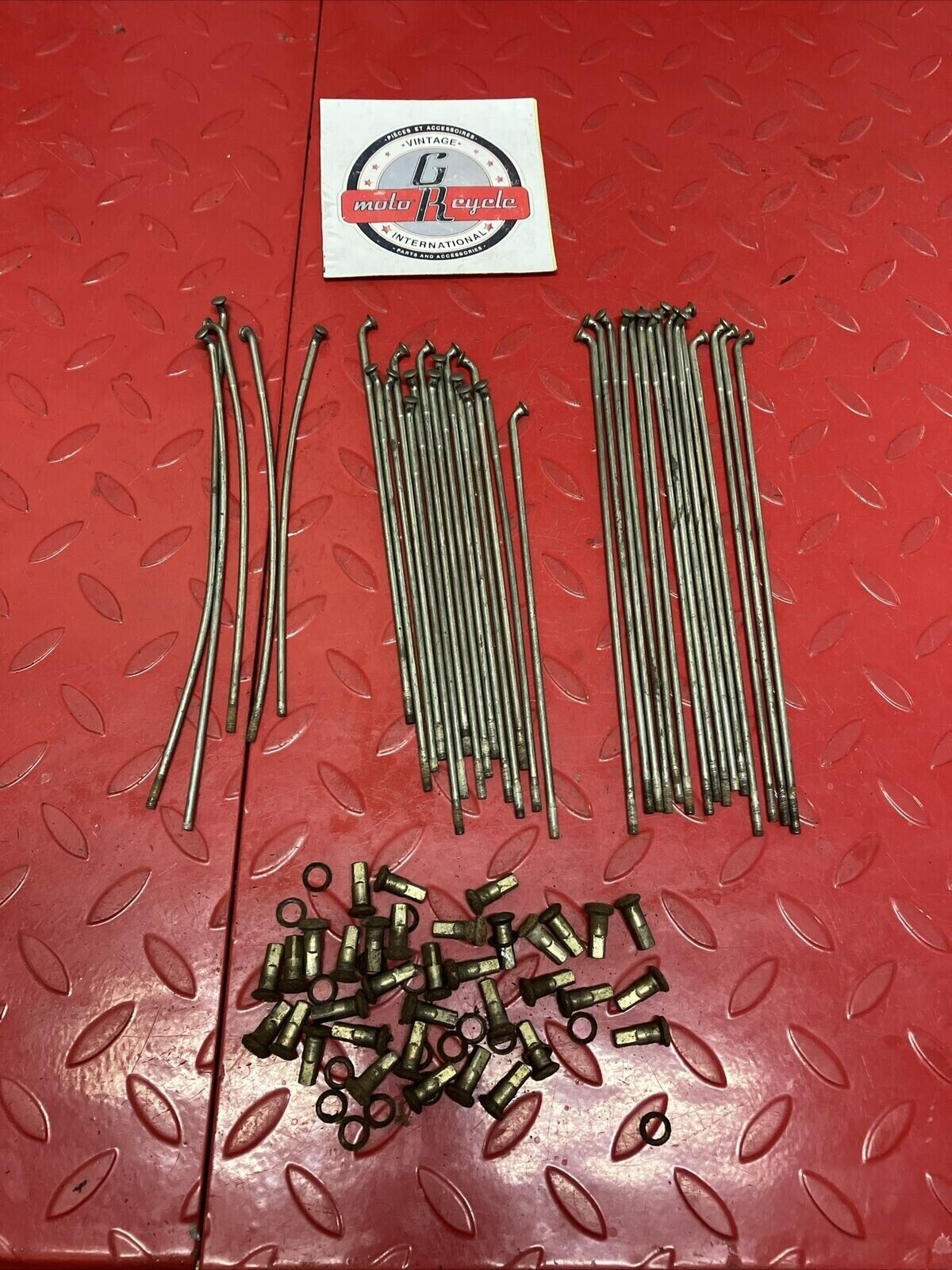 Honda CR125R 1982 Front wheel OEM spokes and nipple MISSING 1 CR250R CR480R