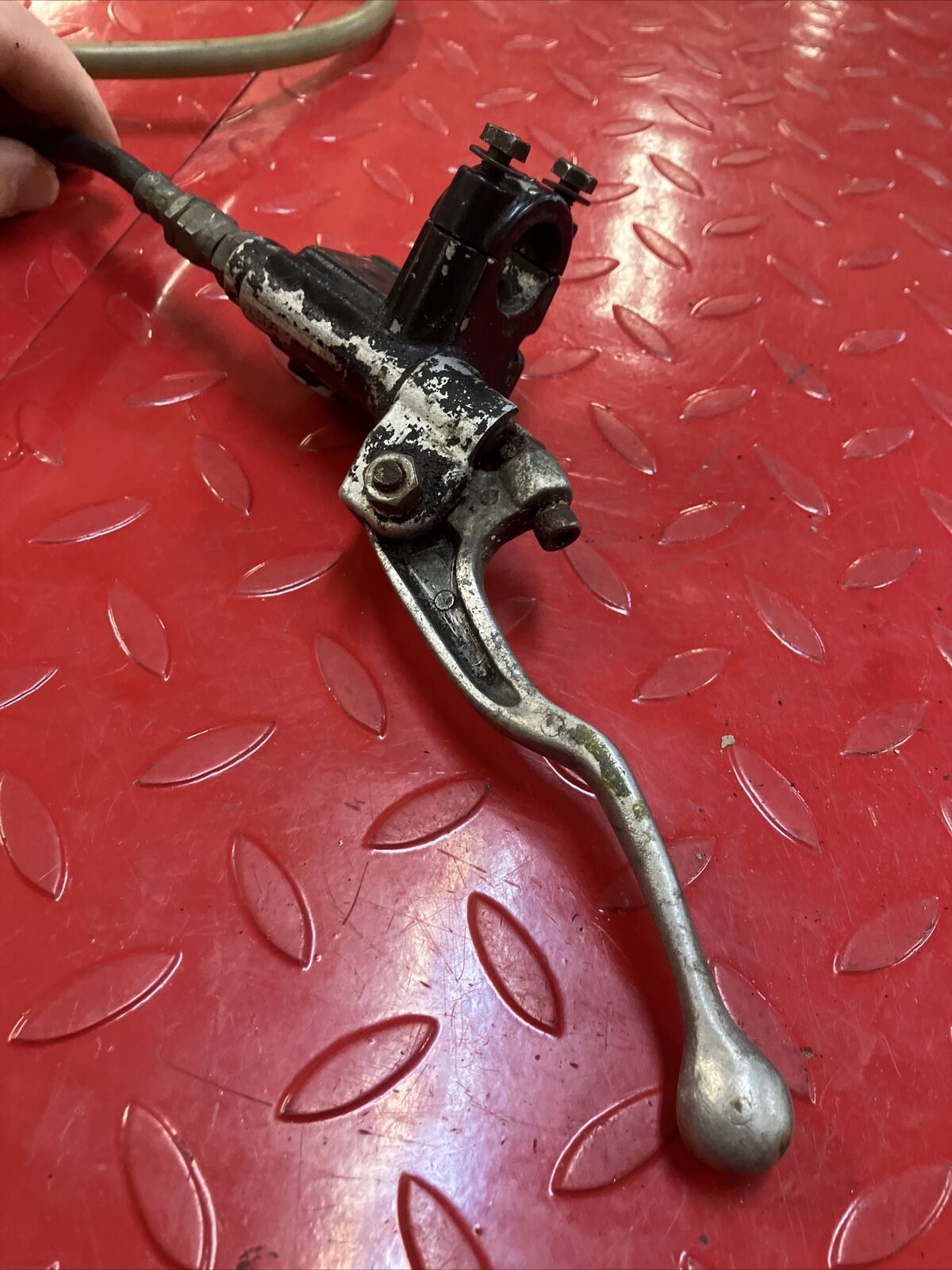 Suzuki RM125 1985 front brake master cylinder hose 1984 RM250