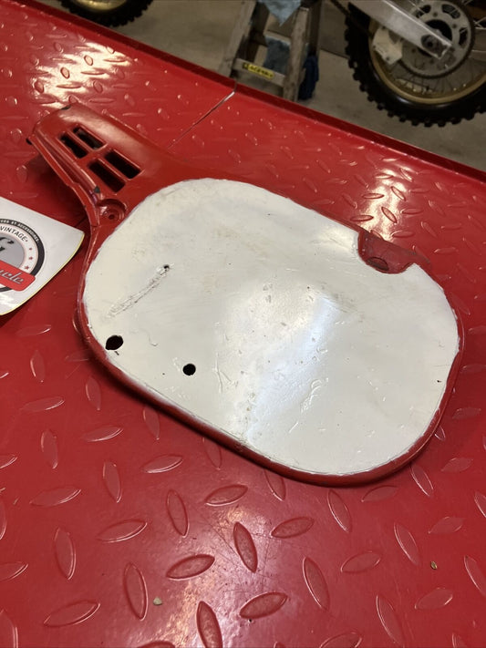 Honda CR250R 1984 left side cover panel number plate