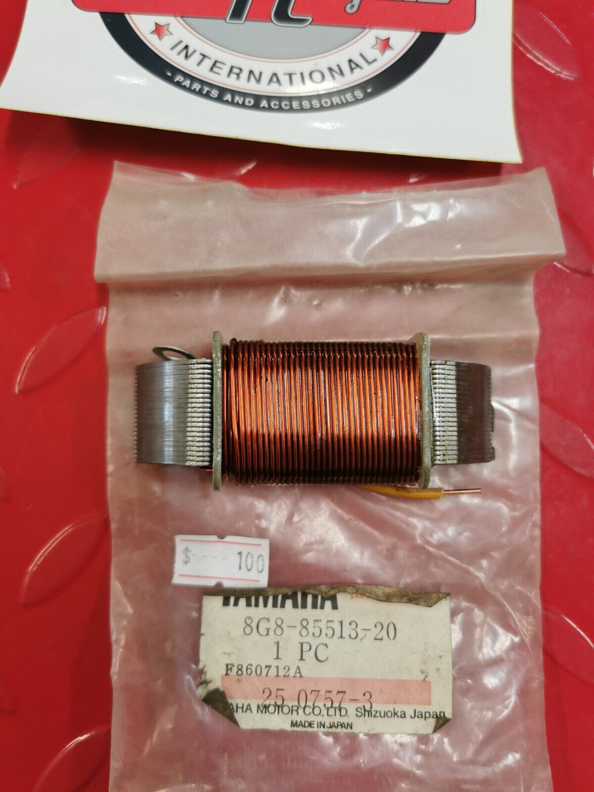 NOS Yamaha ET340 ET300 SS440 SR540 COIL LIGHTING 8G8-85513-20-00 Y16