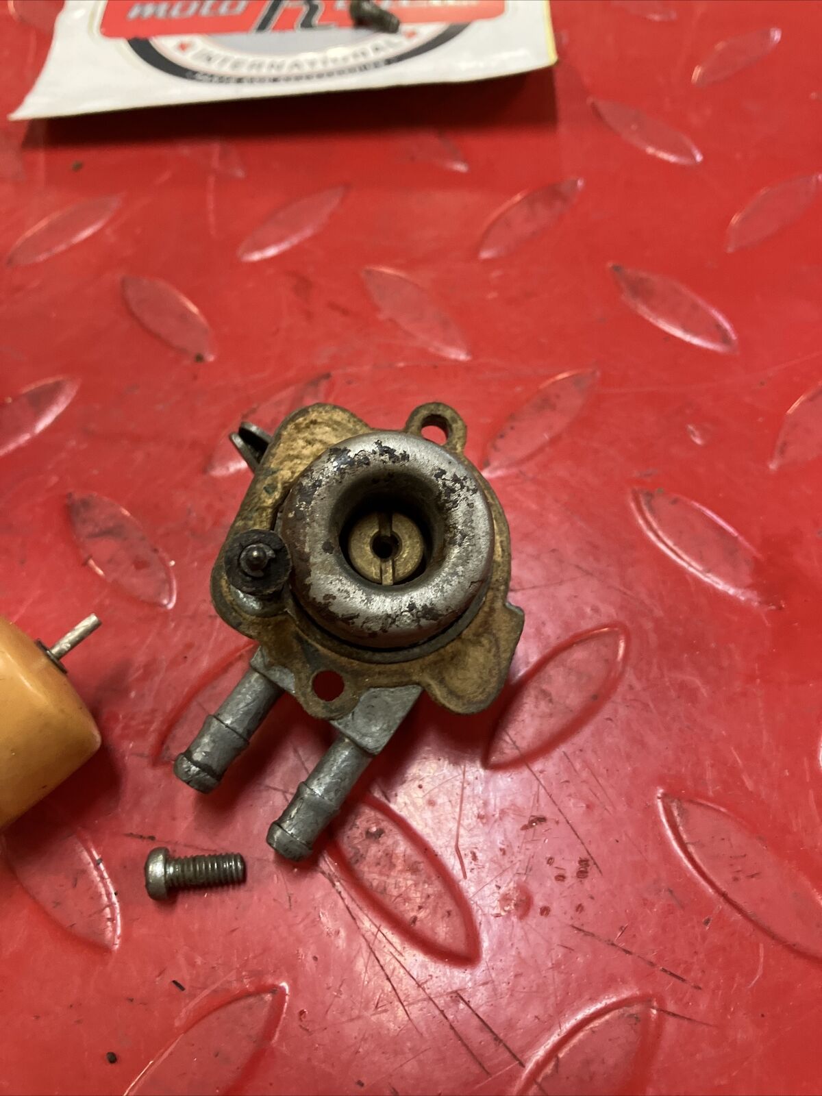 Honda C105 C105T CA105T Trail 55 carburetor carb petcock fuel valve