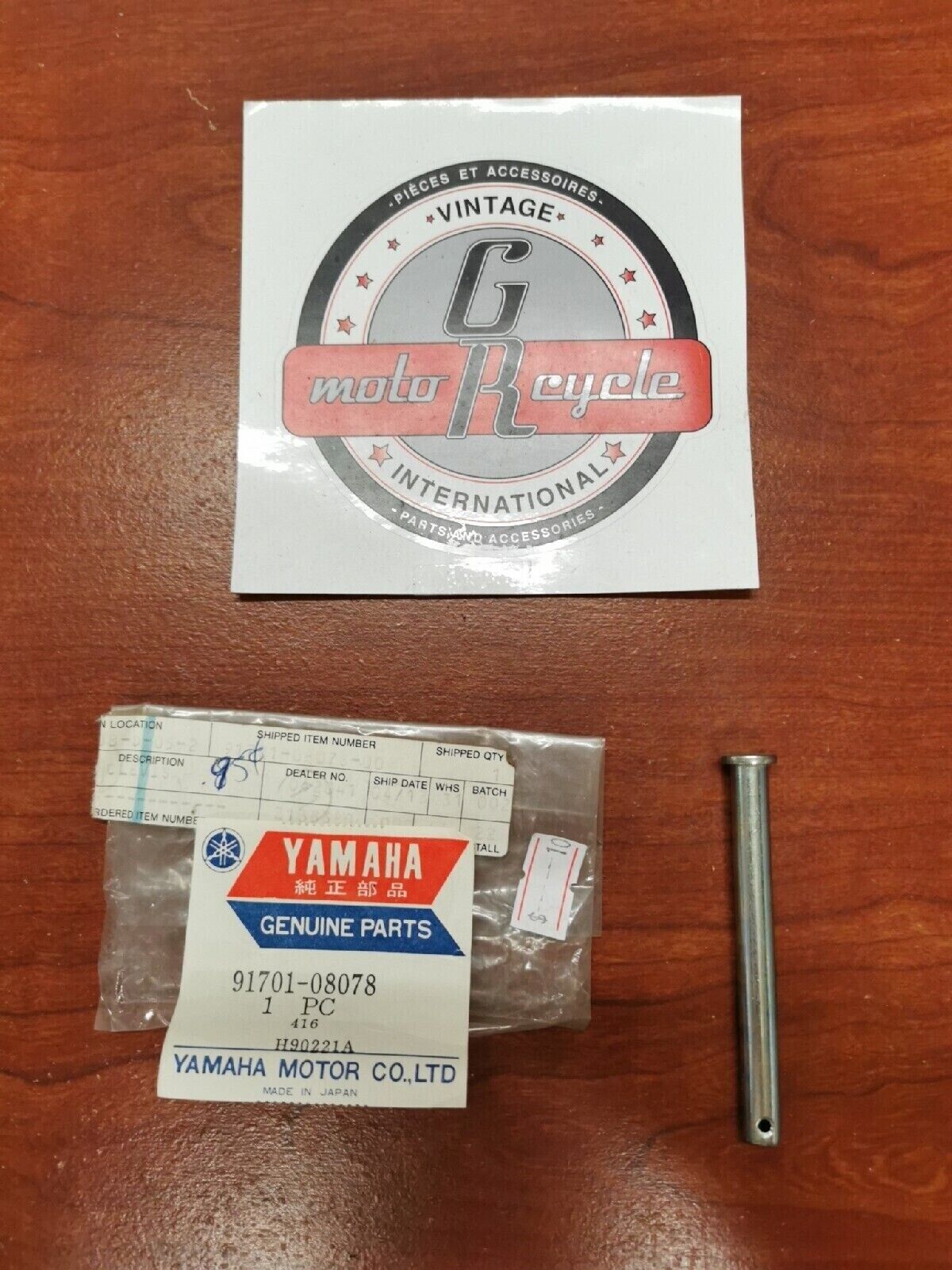 NOS Yamaha 2021 - 2023 PW50 FOOTREST CLEVIS PIN 90240-08121-00 Y70