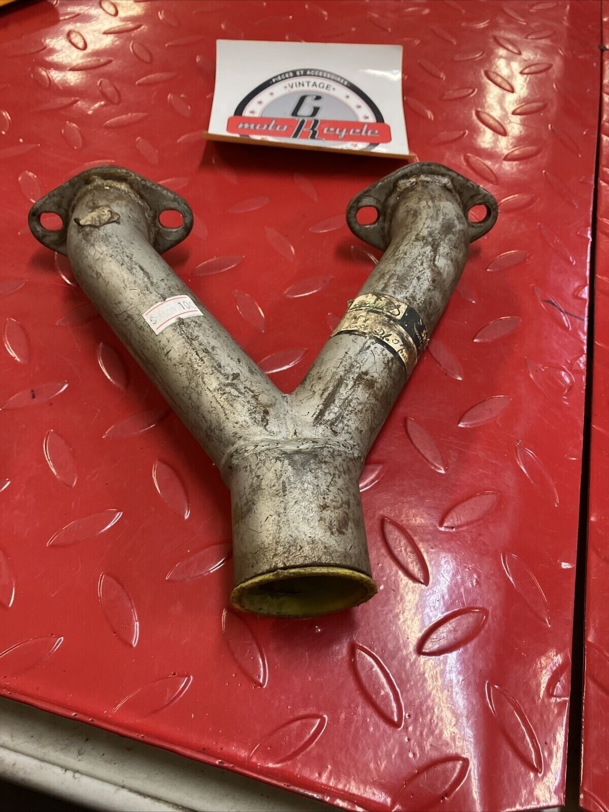 Nos Skiroule Exhaust manifold pipe header SR2
