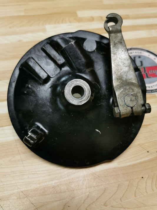 Yamaha XT200 1982 front brake panel drum plate camshaft lever XT125 1982 1983