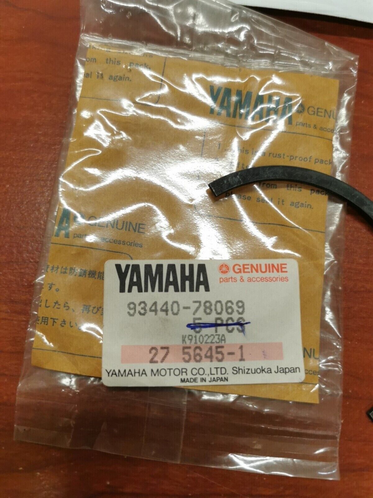 NOS Yamaha EC540 SR540 SS440 VK540 XL540 EX440 CIRCLIP 93440-78069-00 Y98