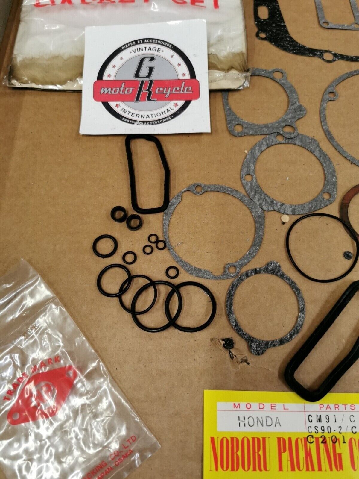 NOS NOBORU HONDA CM91 CT90 CS90 CL90 GASKET KIT INCOMPLETE SET J49