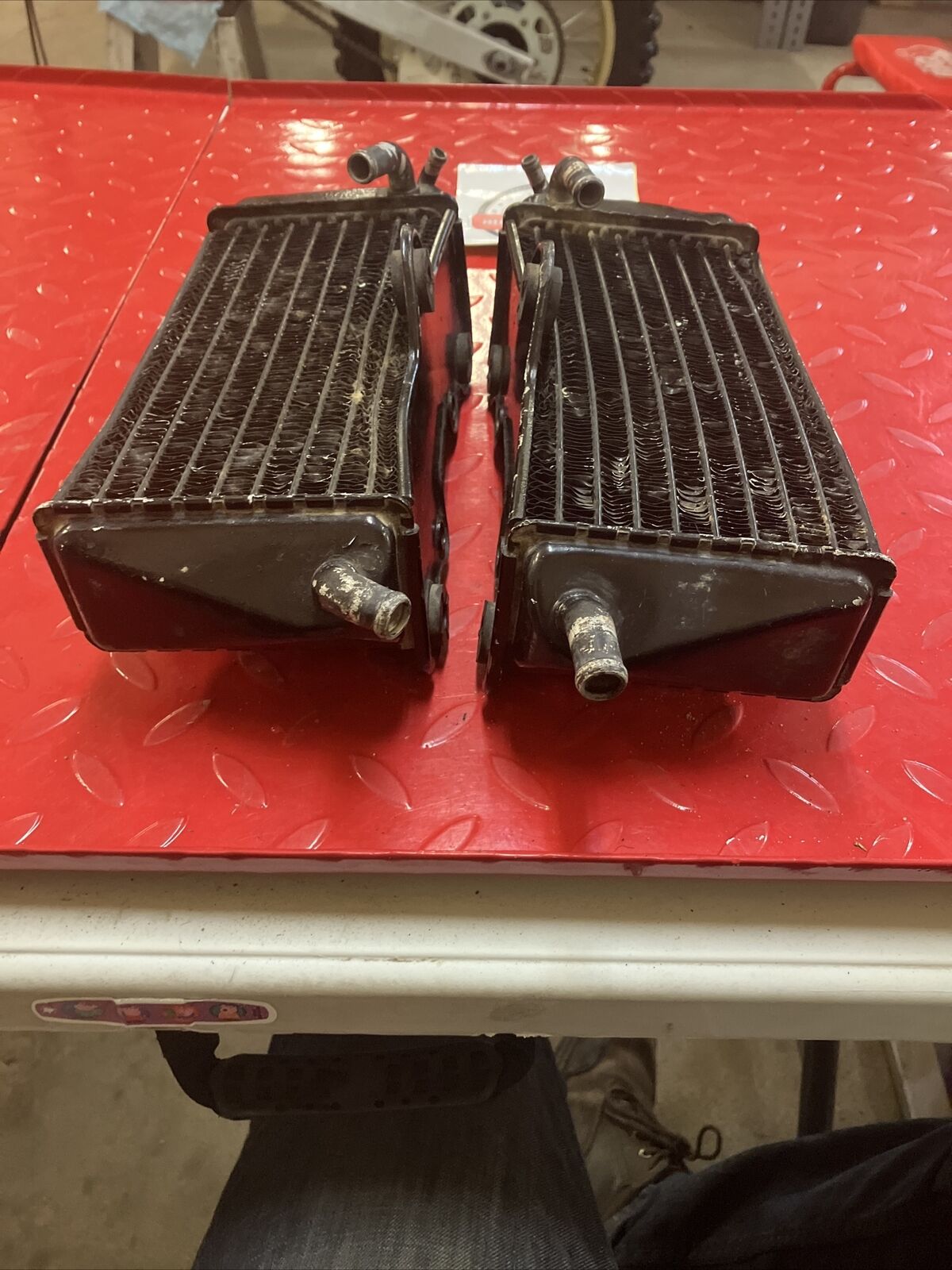 Honda CR250R 1986 Radiator left right 1987 19010-KS7-000 2