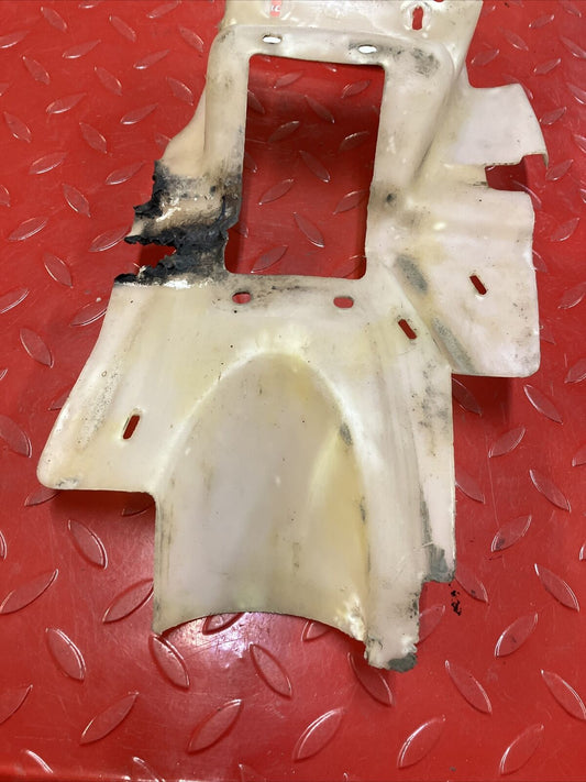 Kawasaki KDX200 1987 rear inner fender mud splah guard air filter flap 1986 1988