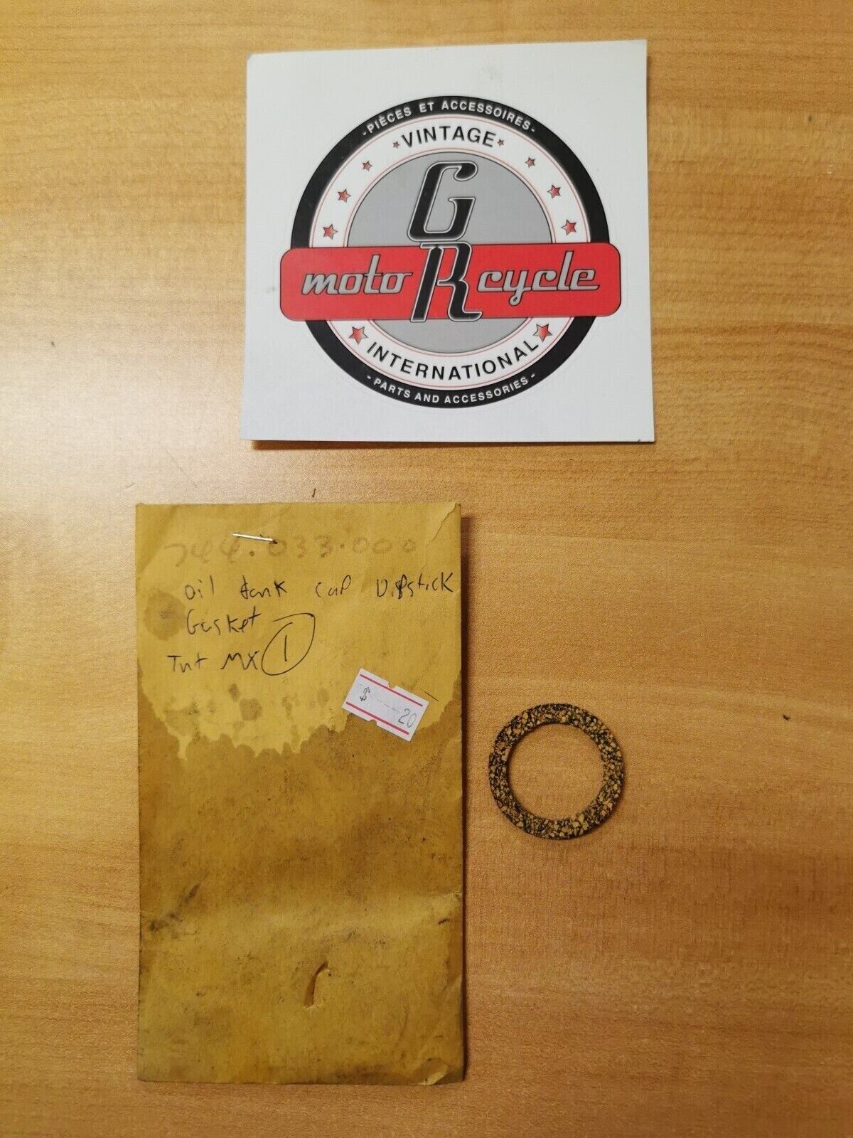 NOS CAN-AM TNT MX OIL TANK CUP DIPSTICK GASKET 744-033-000 CA4
