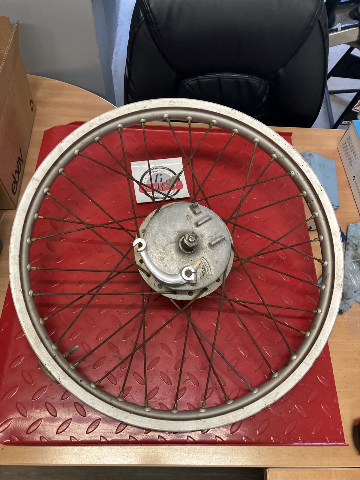 Kawasaki KD125 KD175 1975 1976 1977 1978 1979 Front wheel
