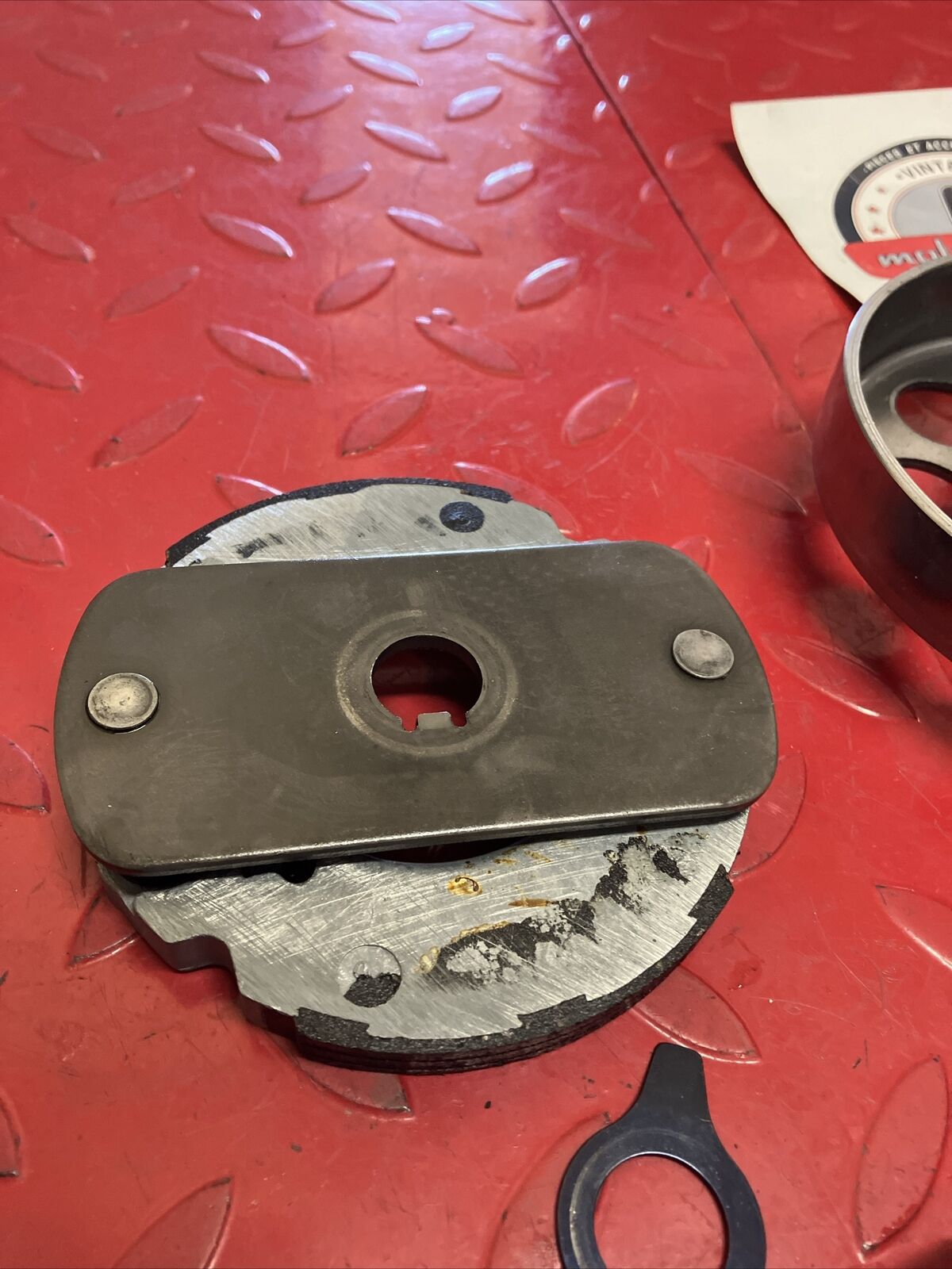 Yamaha MJ50 1982 Towny Clutch assembly carrier primary drive driven gear basket