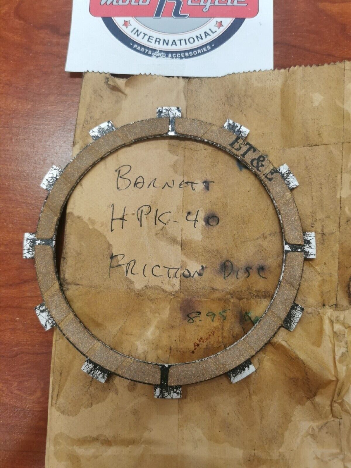 NOS BARNETT HPK-40 FRICTION DISC PLATE H36