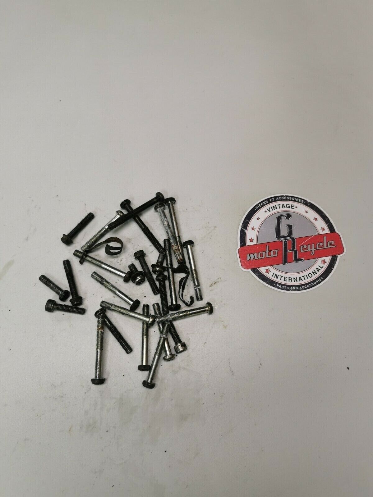 Suzuki PE175 1982 motor engine crankcase / cover bottom end bolt hardware