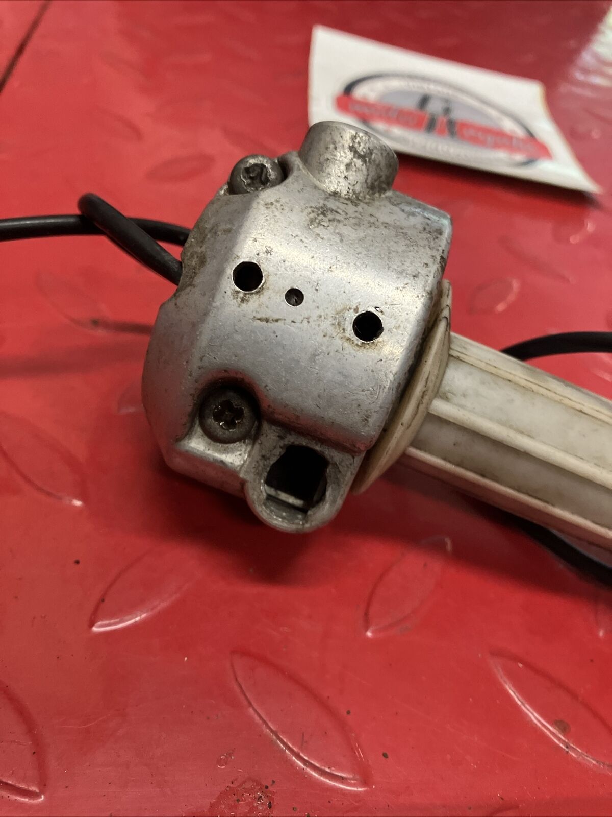Suzuki RV90 1975 Thottle tube housing killswitch kill stop switch