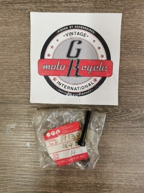 NOS SUZUKI GSX750F GSXR600 GSX1100FP GSF1200S BOLT 07130-06405 S46