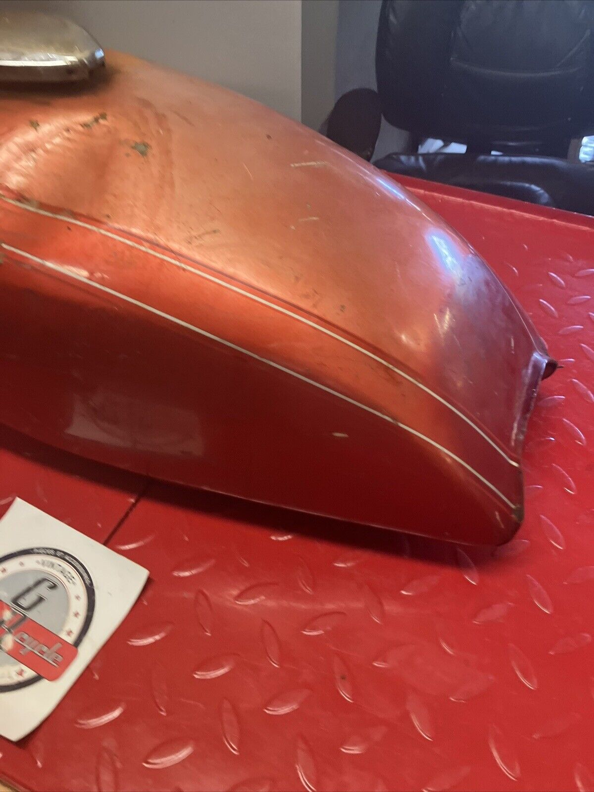 Kawasaki KZ400 1976 1977 Fuel tank gas petrol reservoir
