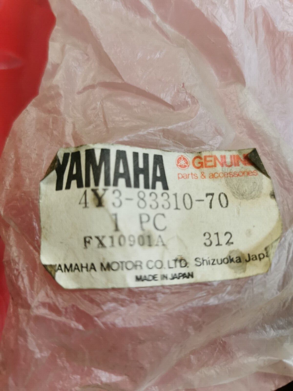 NOS Yamaha RZ125 FRONT TURN SIGNAL FLASHER BLINKER 4Y3-83310-70-00 Y21