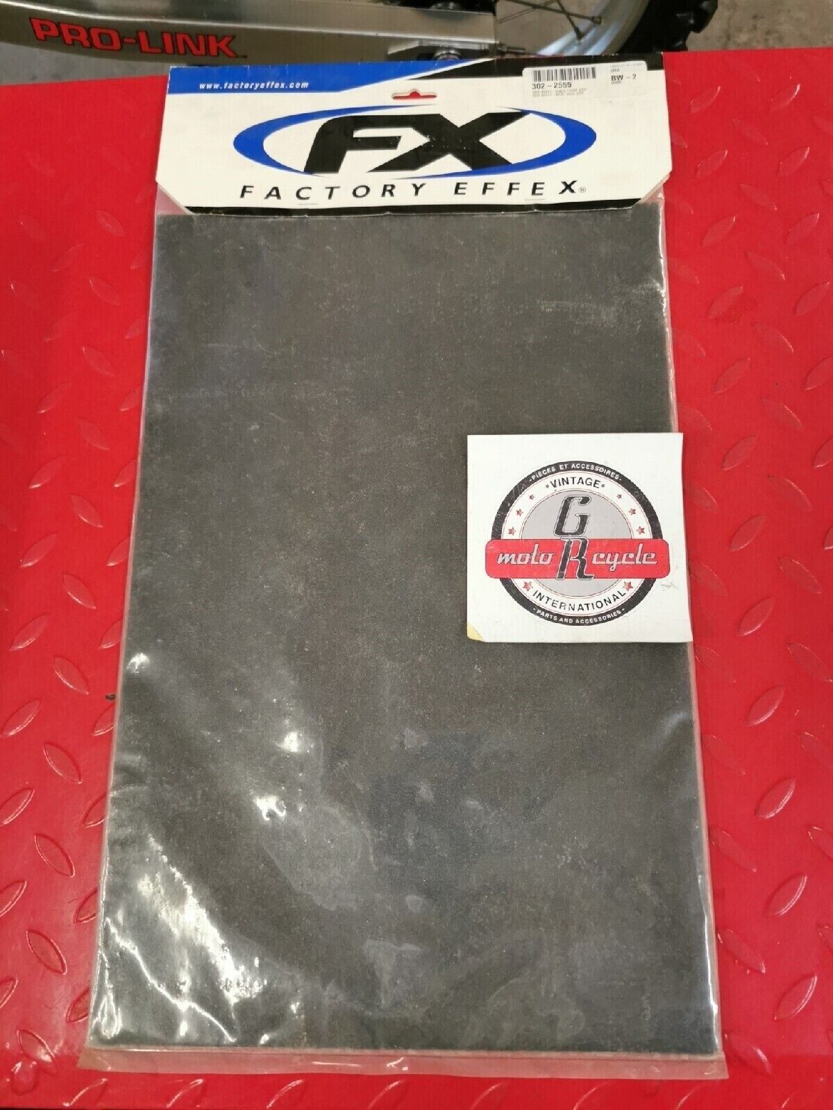 NOS Factory Effex   GRIP SHEET BLACK HIGH GRIP 04-2550 J14