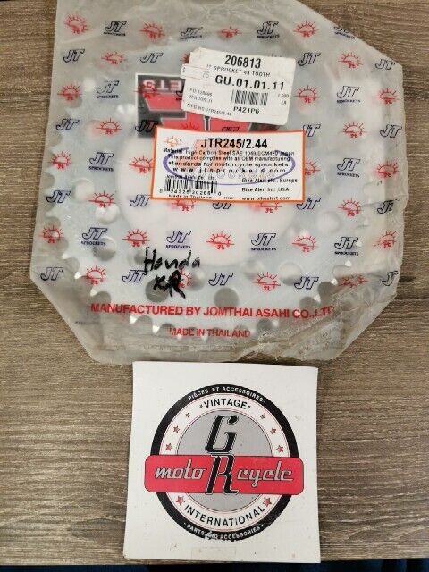 NOS JT NX250 XL200R XR250R XR350R XR500  Steel Rear Sprocket 44T JTR245/2.44 J59