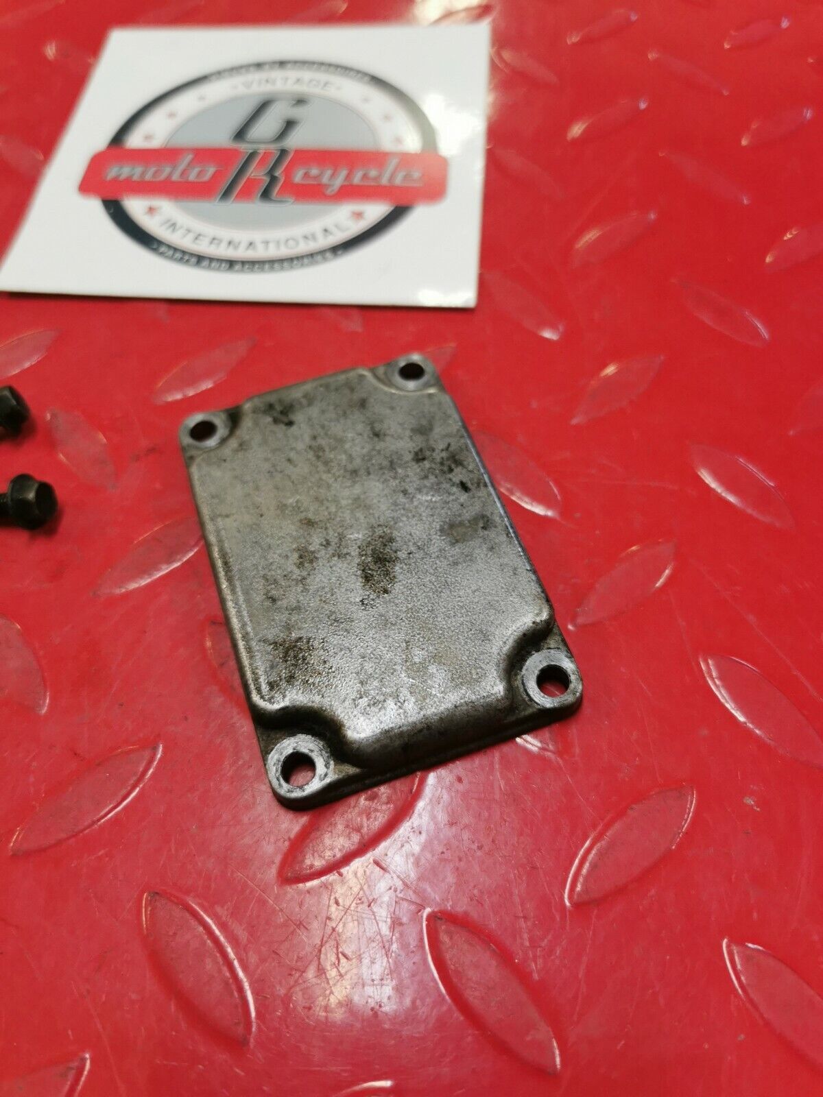 Suzuki RM125 2001 top front cylinder exhaust power valve cover 2