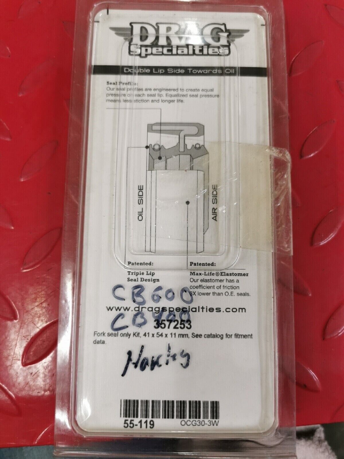 NOS DRAG CB600 CB400 FORK SEALS 41x54x11 35-1028 J13