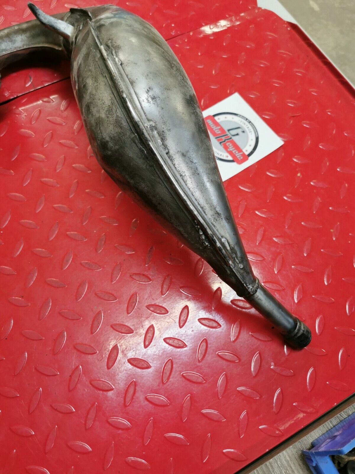 Honda CR125R 1987 1988 exhaust pipe head expansion chamber
