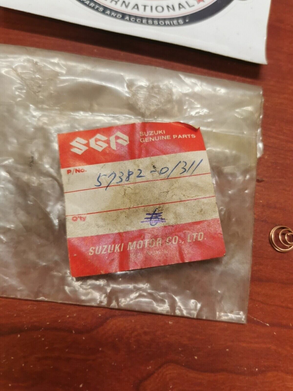 NOS Suzuki TC120 F50 GS1000 GT750 GS850 START BUTTON SPRING 57382-01311 S19