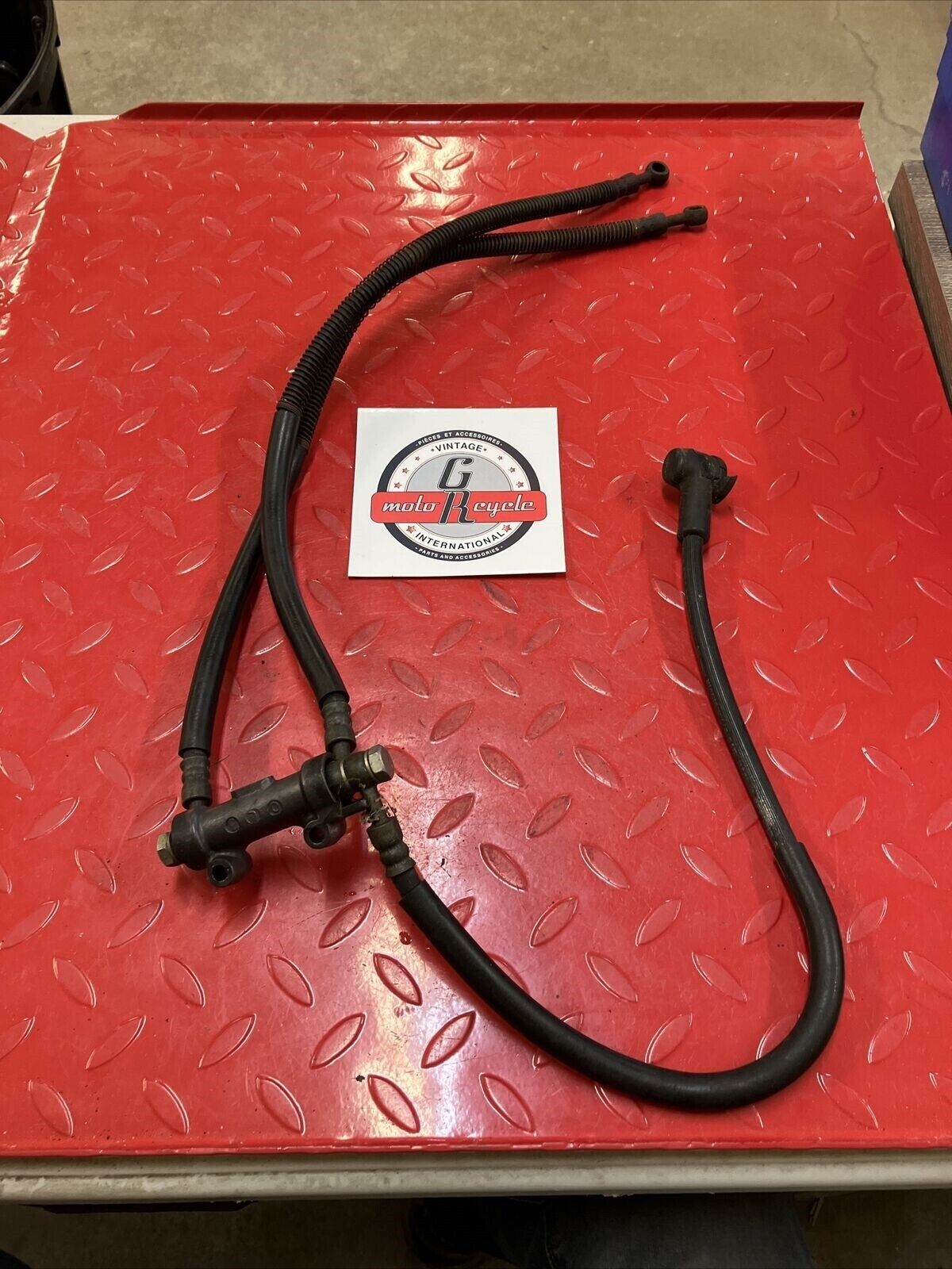 Kawasaki VN750 1986 Vulcan 750 Front brake joint hose 43061-1002 43059-1293