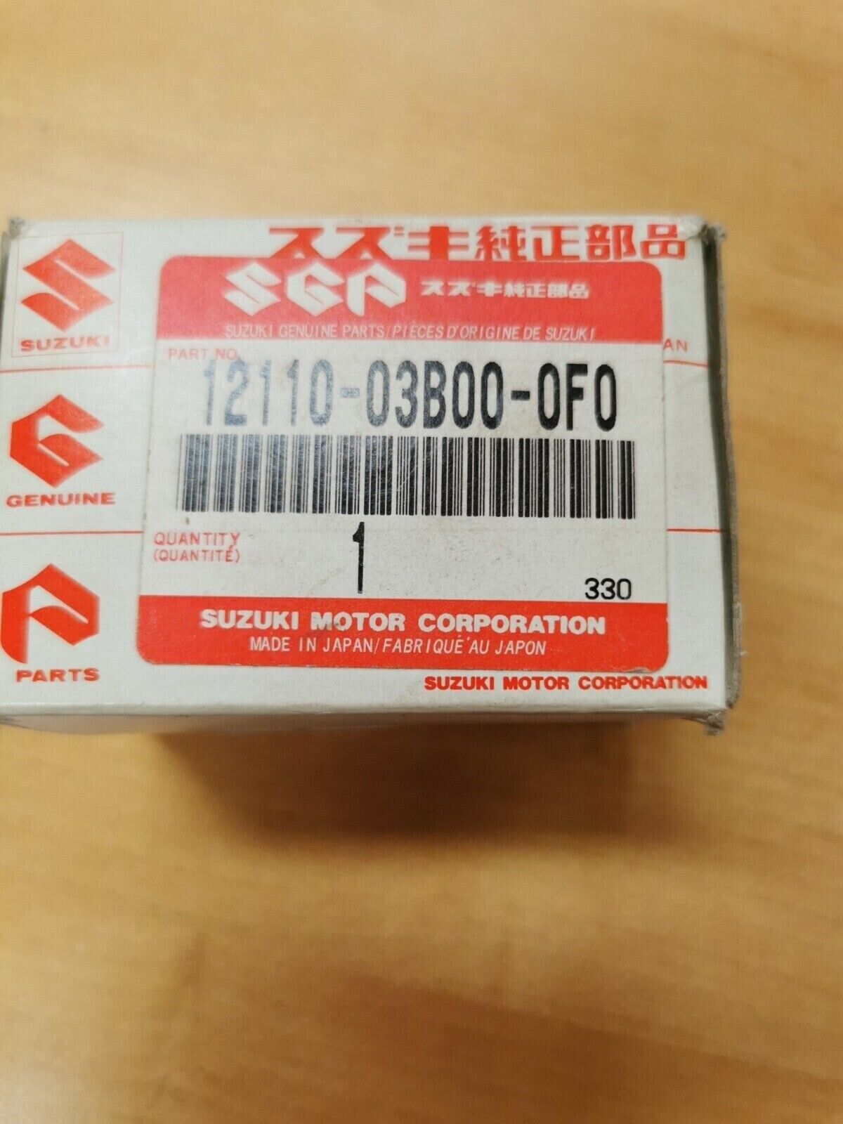NOS SUZUKI RM80 RM80S 1991 - 2001 PISTON 12110-03B00-0F0 S8