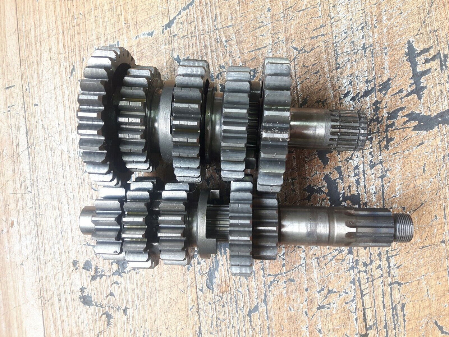 Kawasaki KX250F 2009 transmission tranny gear main counter input output shaft