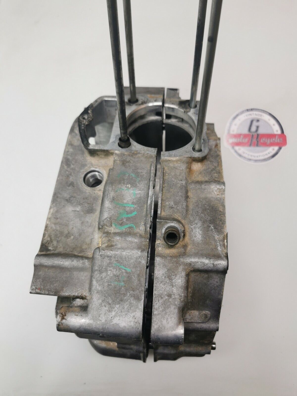 Honda CT125 1977 crankcase crank case left right TL125 1976 11100-383-000