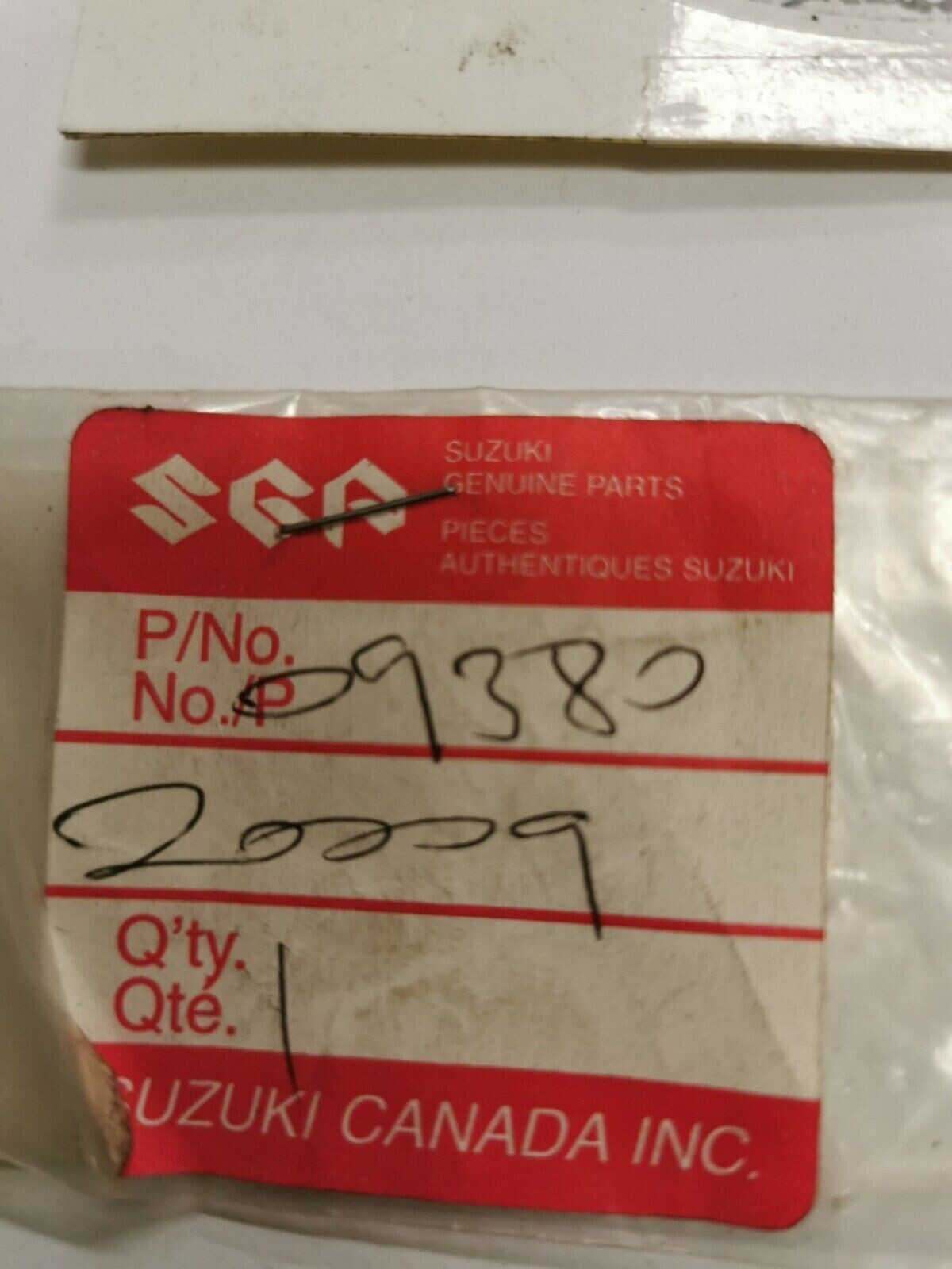 NEW NOS SUZUKI RM80 RM85 CIRCLIP ENGINE SPRING 09380-20009 S29