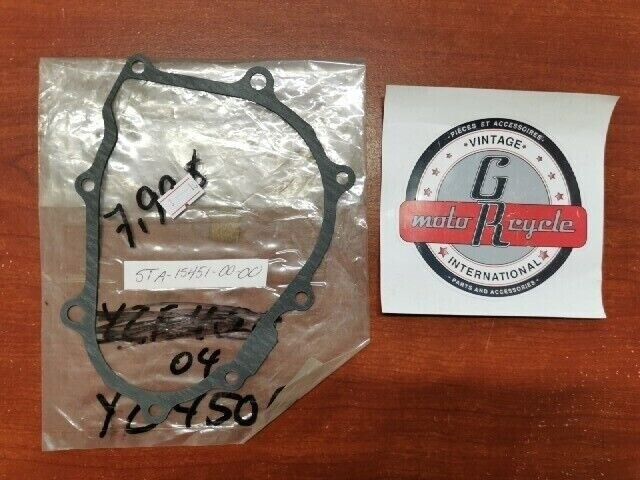 NOS Yamaha 2003 - 2005 YZ450F CRANKCASE COVER GASKET 5TA-15451-00-00 Y102