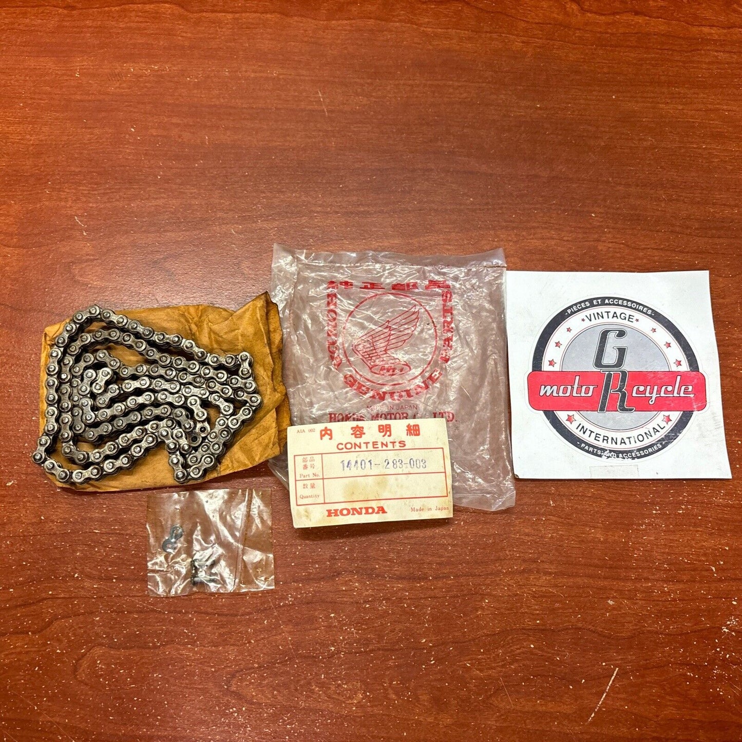 NOS Honda CB450 K0-K7 CB500T CL450 K0-K6 CAM CHAIN 14401-283-003 H153
