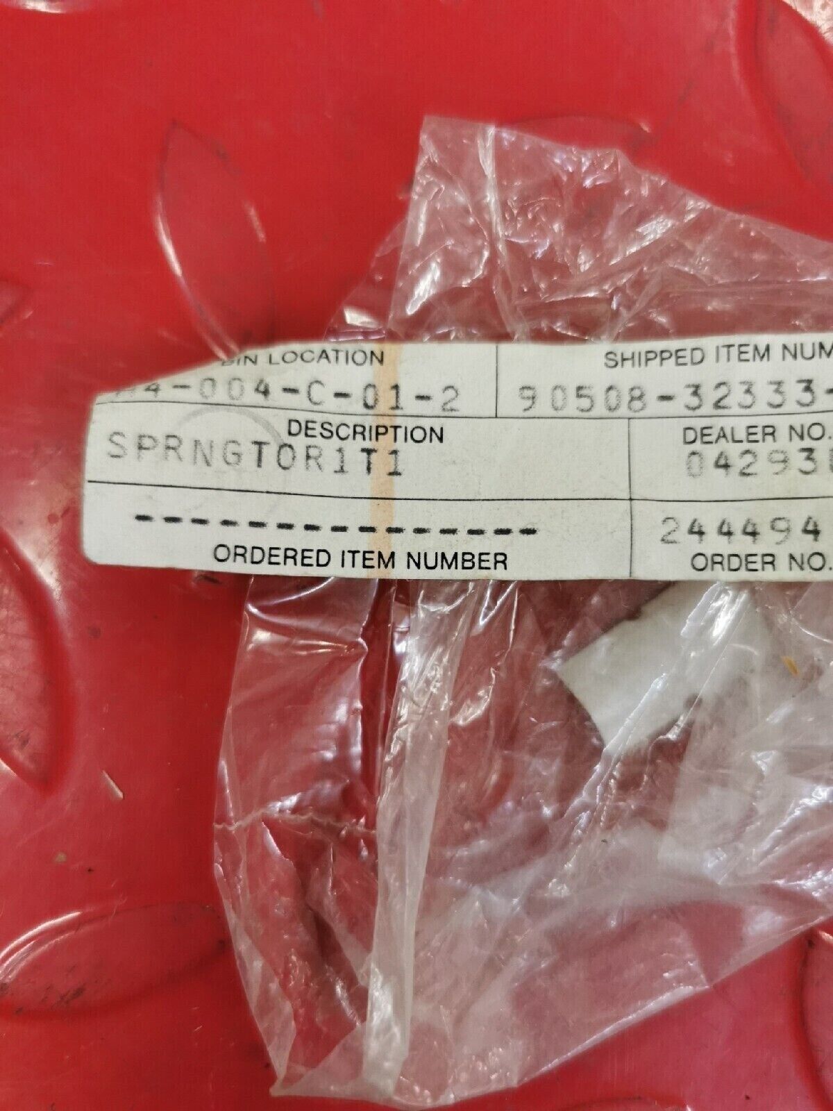 NOS YAMAHA TT500 1977-1979 SPRING TORSION 90508-32333-00 Y52