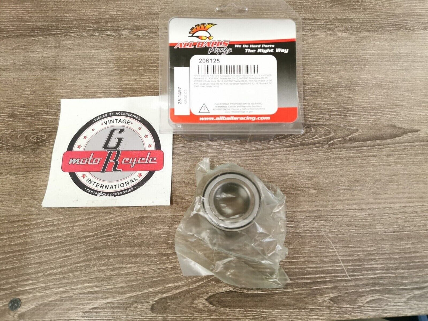 NOS ALL BALLS KVF650F KVF750HHF KVF750A Wheel Bearing and Seal Kit 25-1497 J50