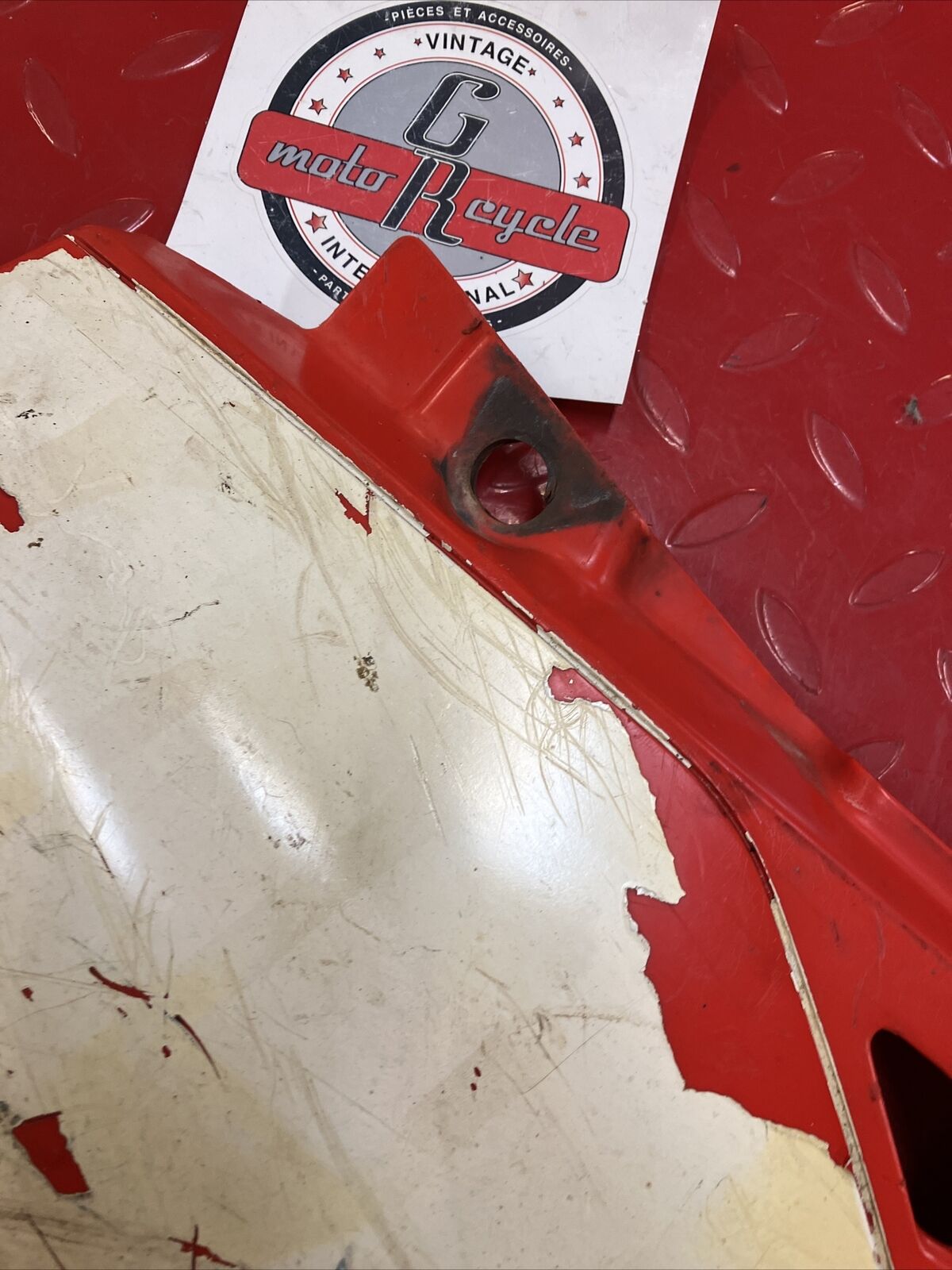 Honda CR250R 1988 right side cover panel