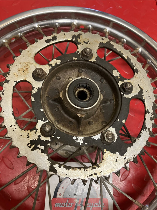 Kawasaki KDX80 1987 rear wheel rim hub 1984 - 1988