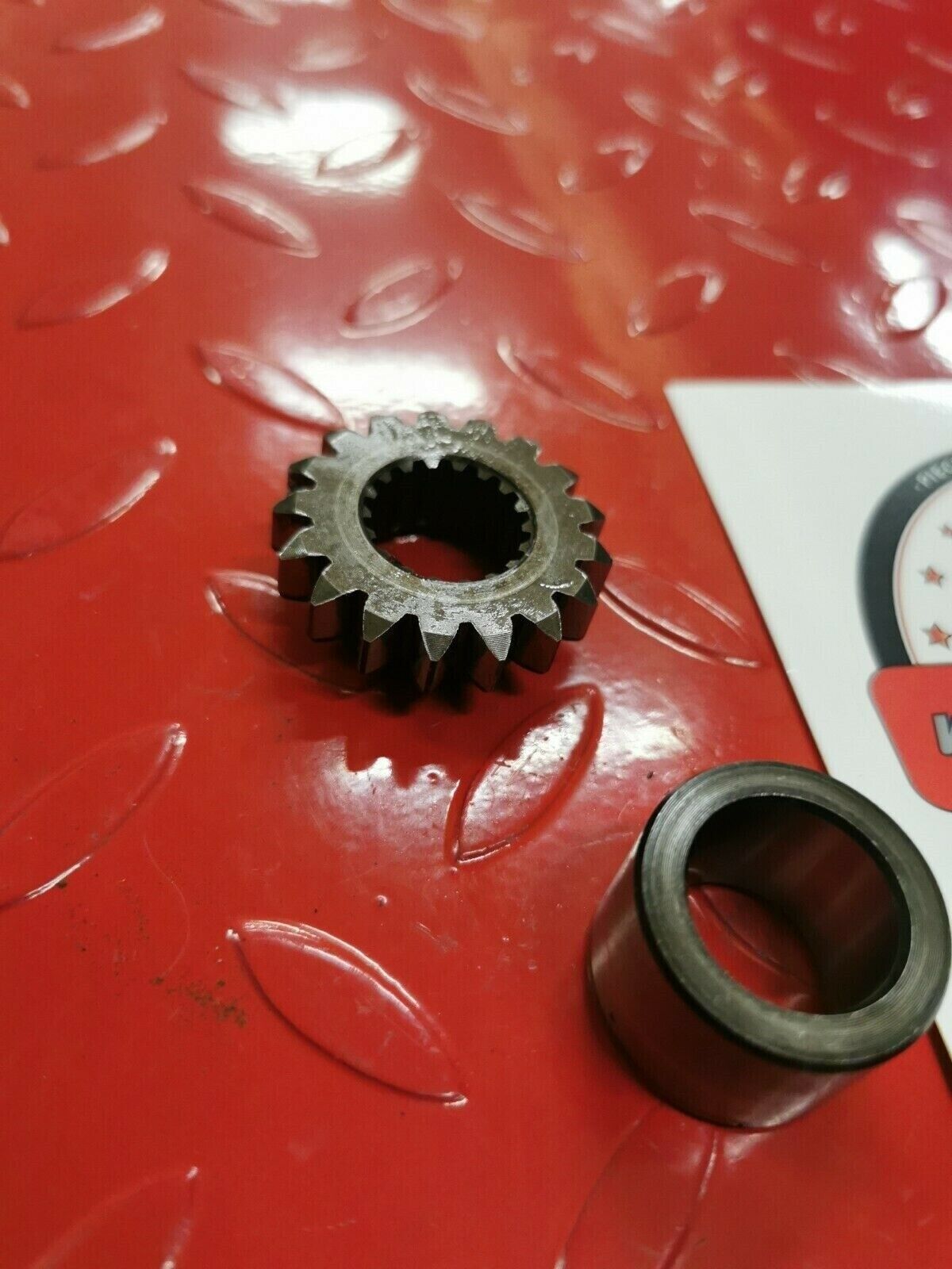 Suzuki RM125 1991 crankshaft primary drive gear 1988 1989 1990