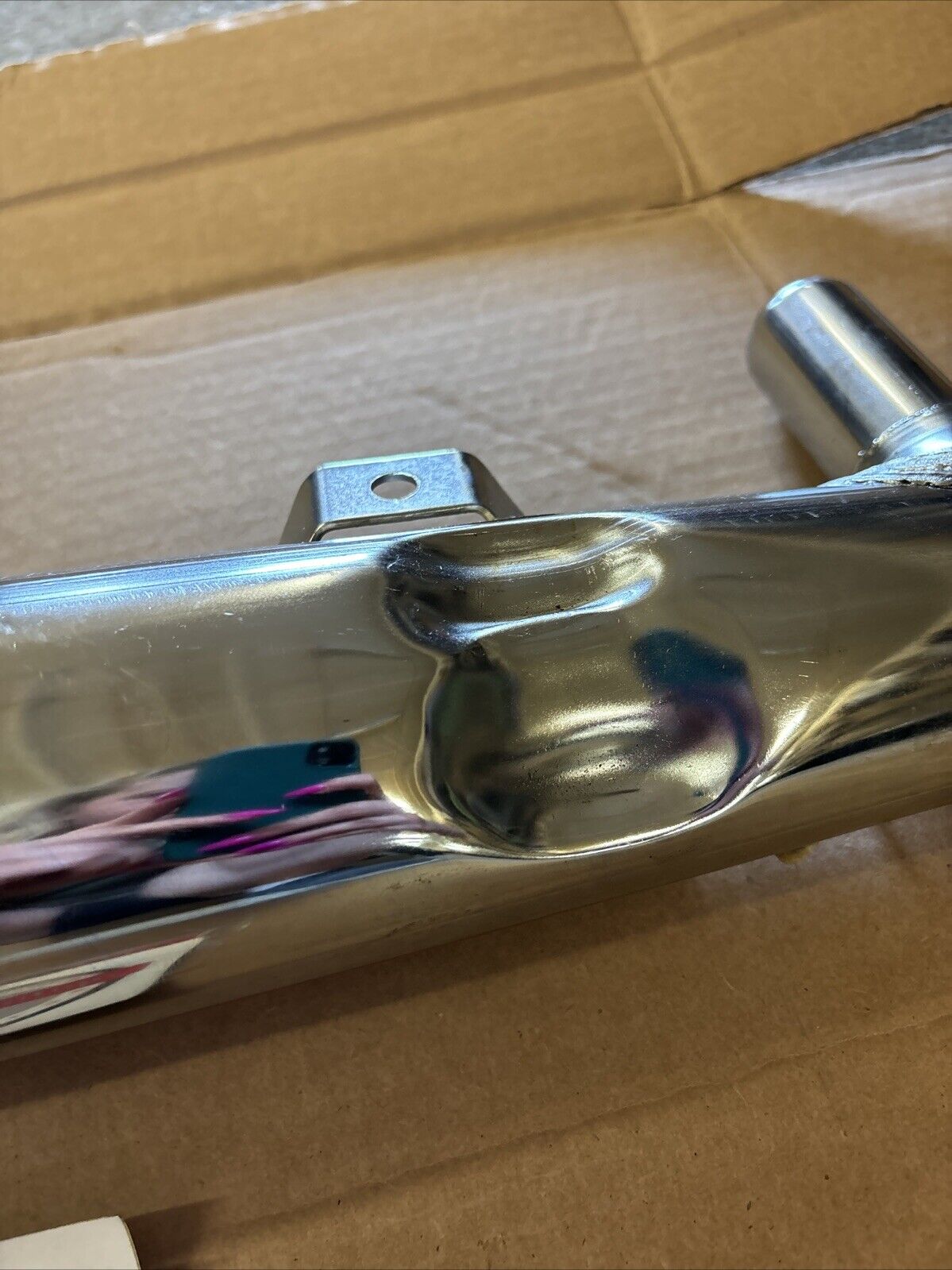 NOS Yamaha 1979 XS750 LEFT MUFFLER 2F3-14711-03-00 SUB 2F3-14711-80-00 YB3