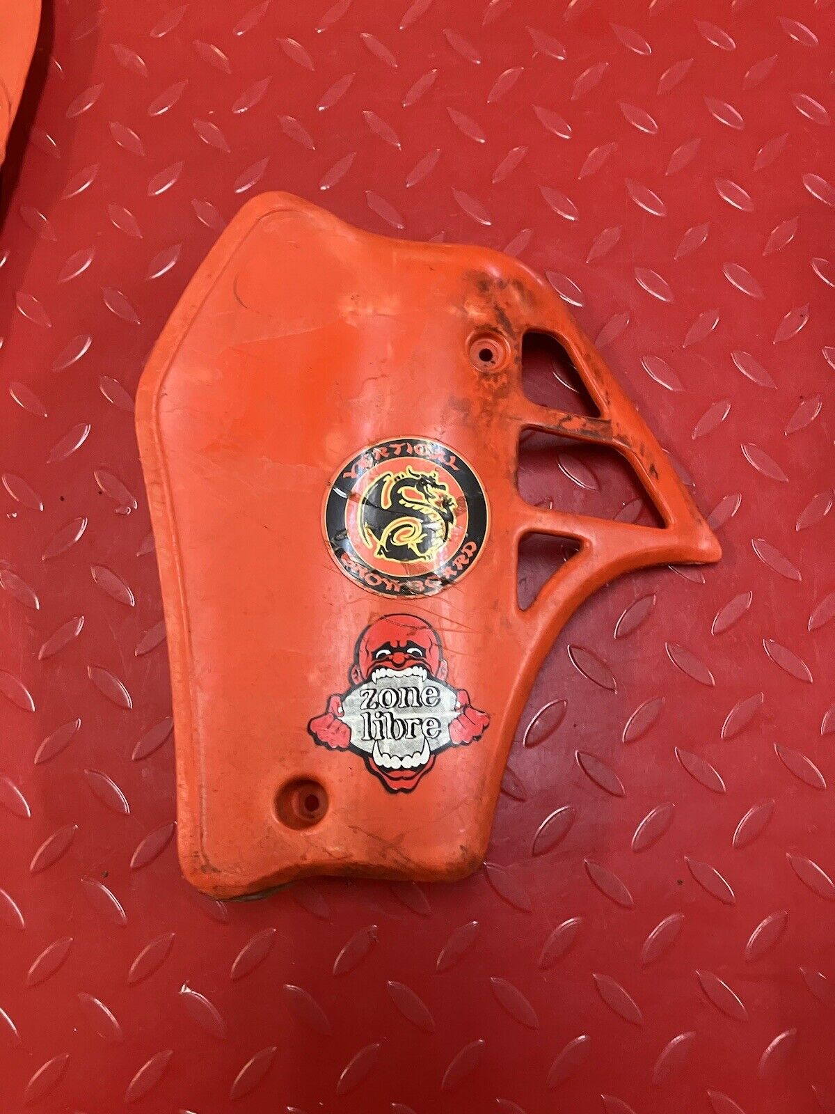 Honda CR80R 1984 rear fender left right front number plate side cover shroud