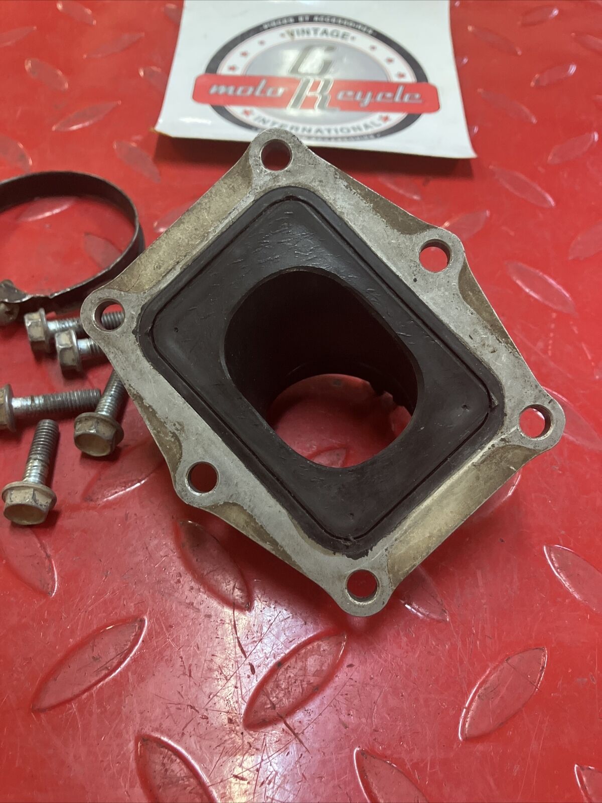 Honda CR250R 1988 intake manifold insulator boot carburetor 1989