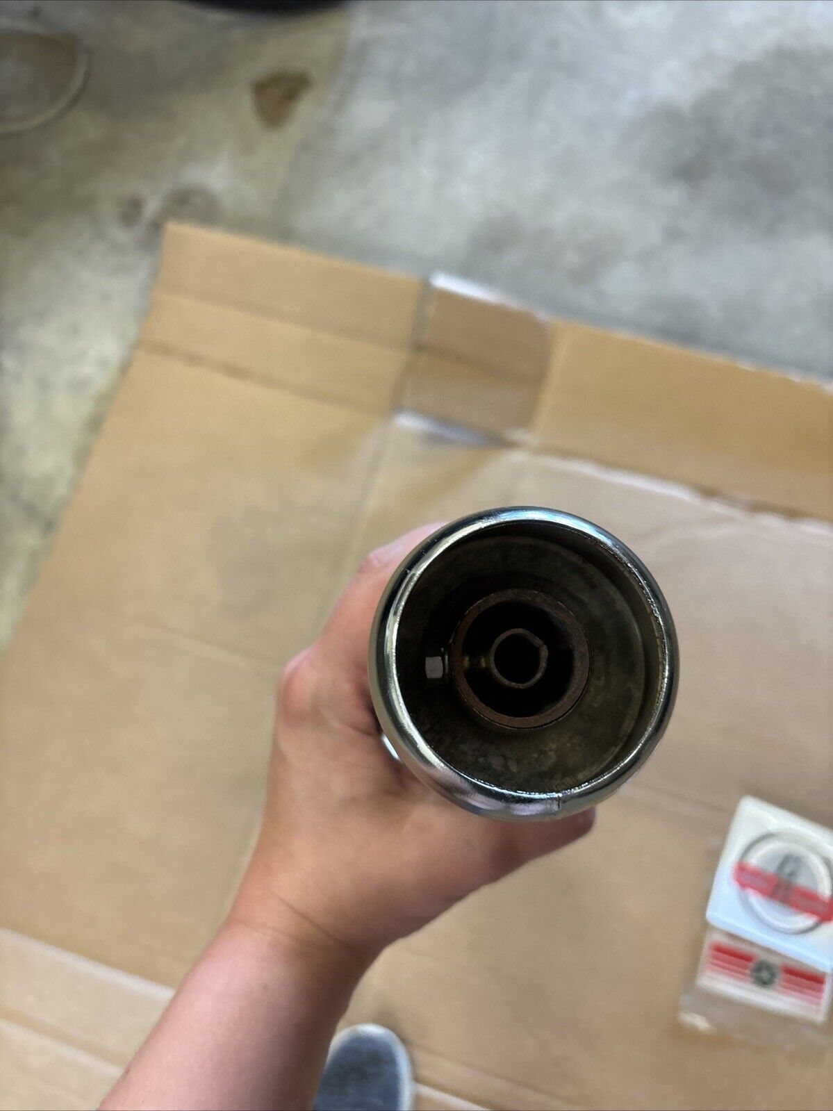 NOS Yamaha 1974 FS1 E F P PD MUFFLER 378-14710-01-00 YB3